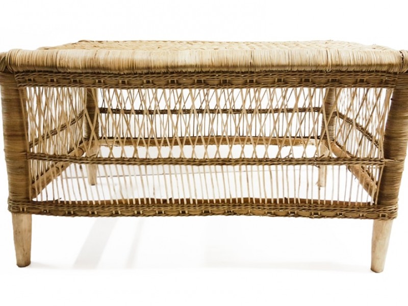Small Rattan Bench Small Rattan Bench